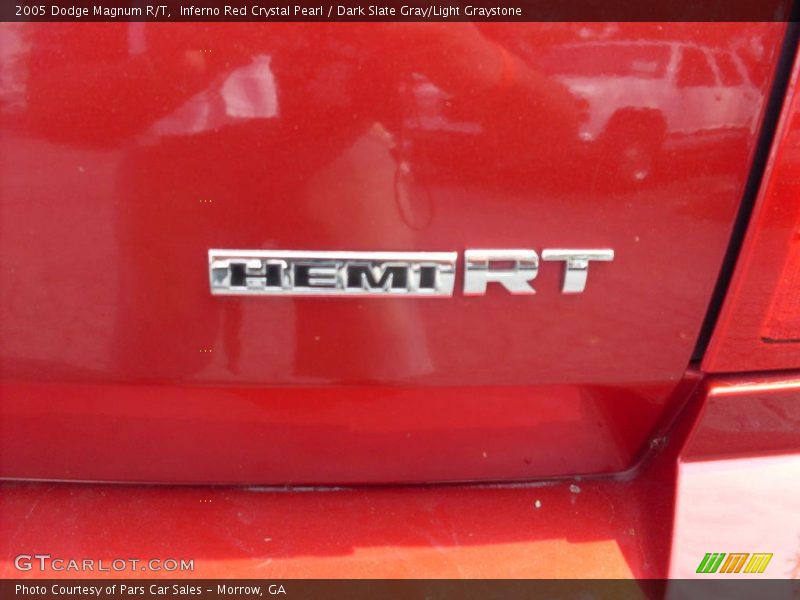 Inferno Red Crystal Pearl / Dark Slate Gray/Light Graystone 2005 Dodge Magnum R/T