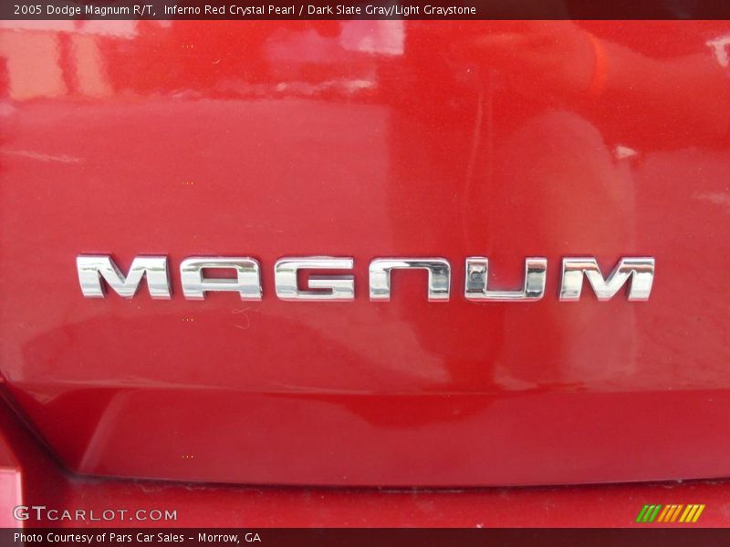 Inferno Red Crystal Pearl / Dark Slate Gray/Light Graystone 2005 Dodge Magnum R/T