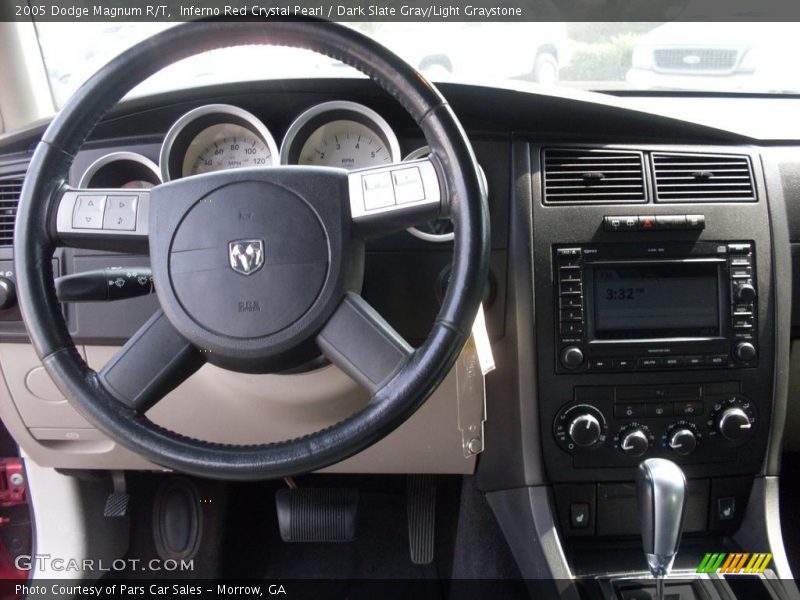 Inferno Red Crystal Pearl / Dark Slate Gray/Light Graystone 2005 Dodge Magnum R/T