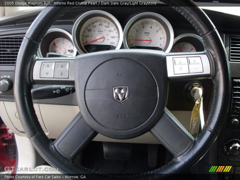 Inferno Red Crystal Pearl / Dark Slate Gray/Light Graystone 2005 Dodge Magnum R/T