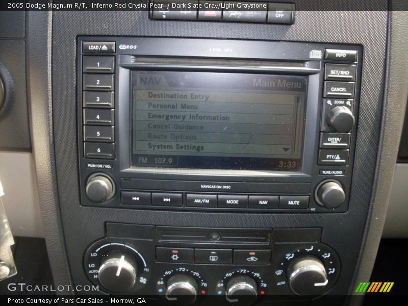 Inferno Red Crystal Pearl / Dark Slate Gray/Light Graystone 2005 Dodge Magnum R/T