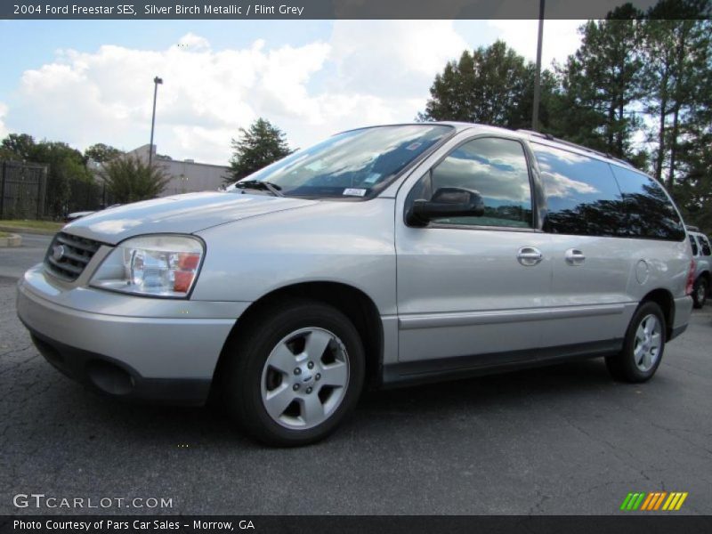 Silver Birch Metallic / Flint Grey 2004 Ford Freestar SES