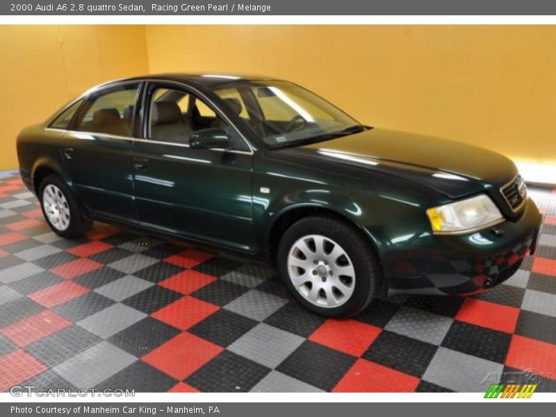 Racing Green Pearl / Melange 2000 Audi A6 2.8 quattro Sedan