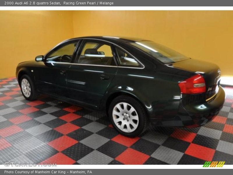 Racing Green Pearl / Melange 2000 Audi A6 2.8 quattro Sedan