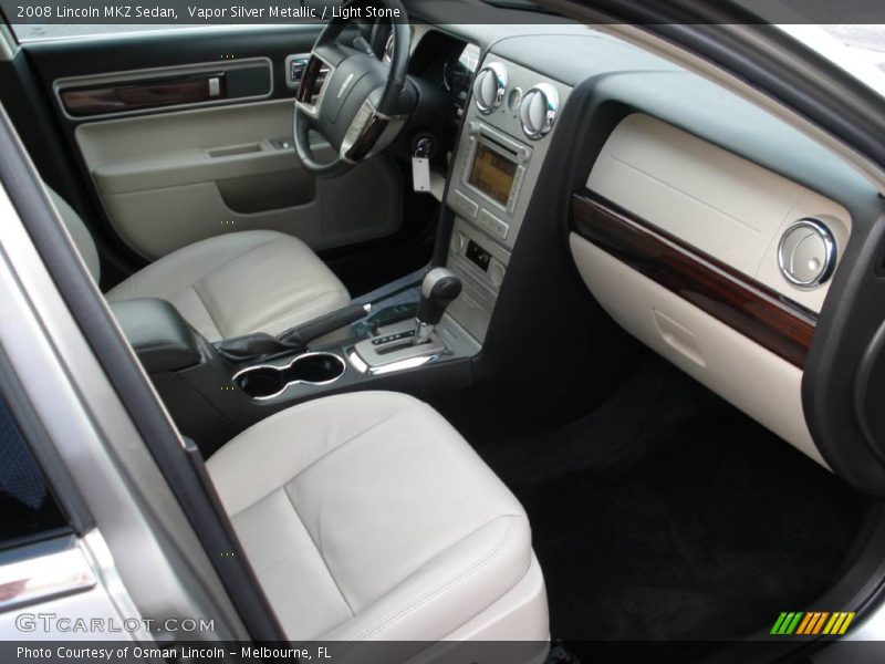 Vapor Silver Metallic / Light Stone 2008 Lincoln MKZ Sedan
