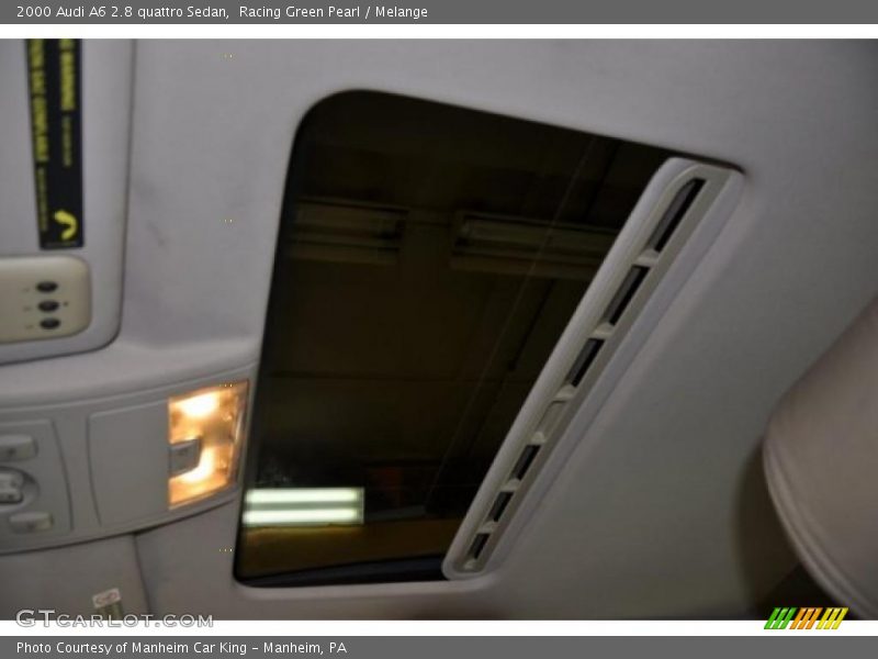 Racing Green Pearl / Melange 2000 Audi A6 2.8 quattro Sedan