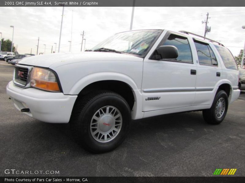 Summit White / Graphite 2001 GMC Jimmy SLE 4x4