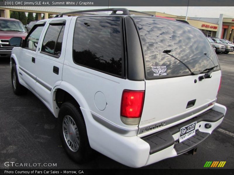 Summit White / Graphite 2001 GMC Jimmy SLE 4x4