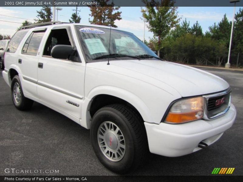 Summit White / Graphite 2001 GMC Jimmy SLE 4x4