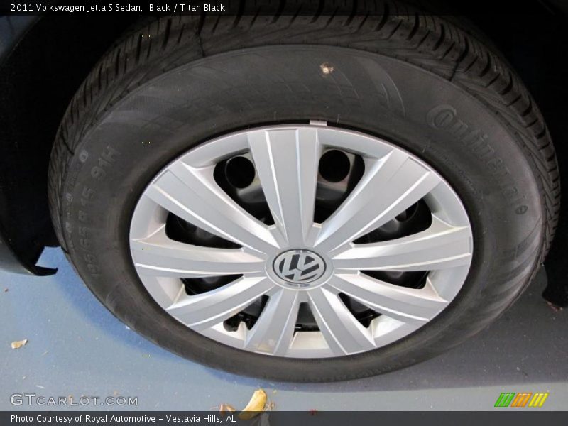 Black / Titan Black 2011 Volkswagen Jetta S Sedan