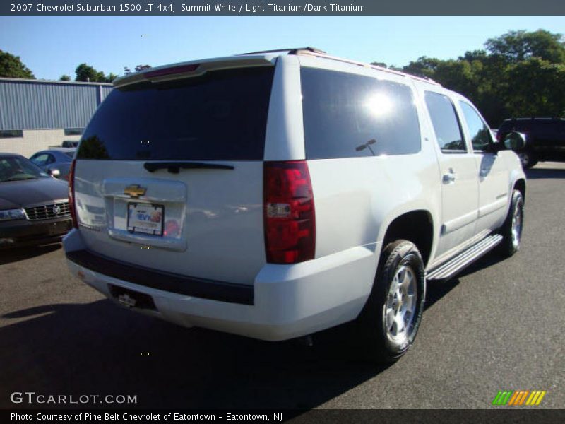 Summit White / Light Titanium/Dark Titanium 2007 Chevrolet Suburban 1500 LT 4x4