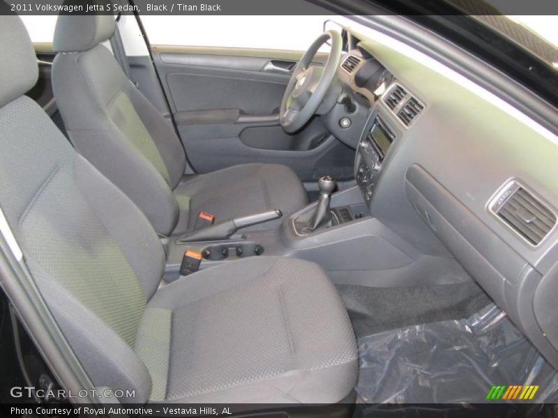 Black / Titan Black 2011 Volkswagen Jetta S Sedan
