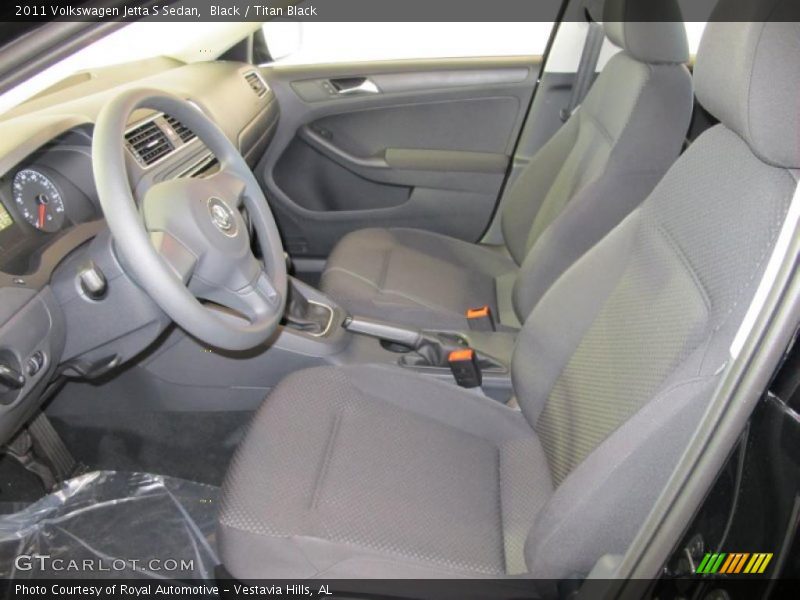 Black / Titan Black 2011 Volkswagen Jetta S Sedan