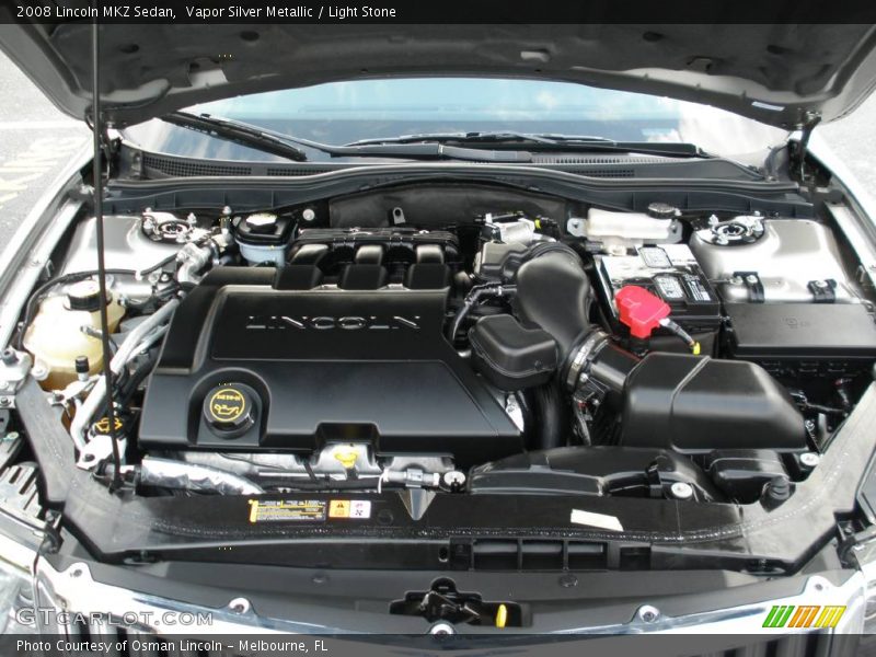 Vapor Silver Metallic / Light Stone 2008 Lincoln MKZ Sedan