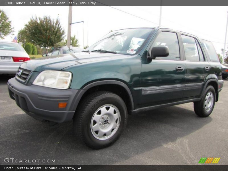 Clover Green Pearl / Dark Gray 2000 Honda CR-V LX