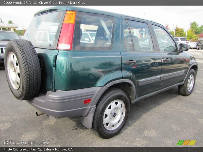 Clover Green Pearl / Dark Gray 2000 Honda CR-V LX