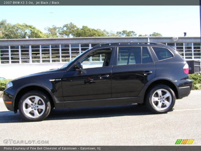 Jet Black / Black 2007 BMW X3 3.0si