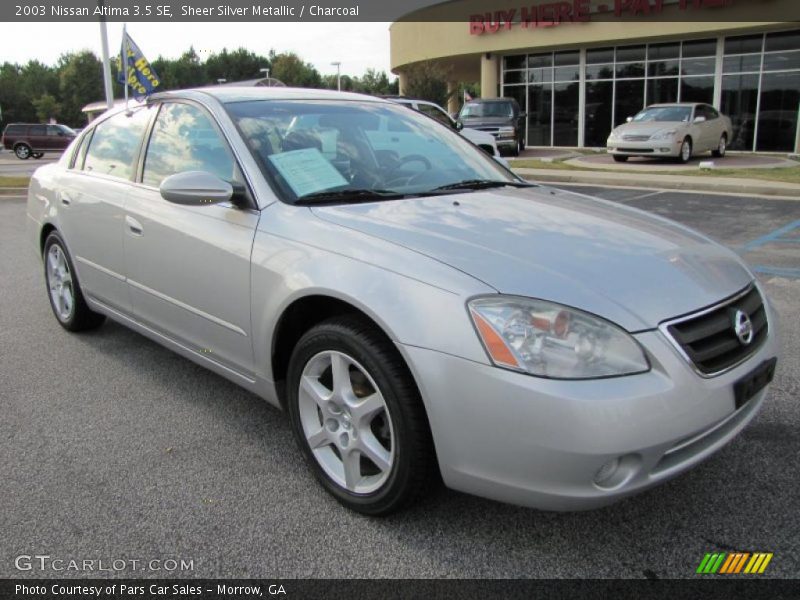 Sheer Silver Metallic / Charcoal 2003 Nissan Altima 3.5 SE