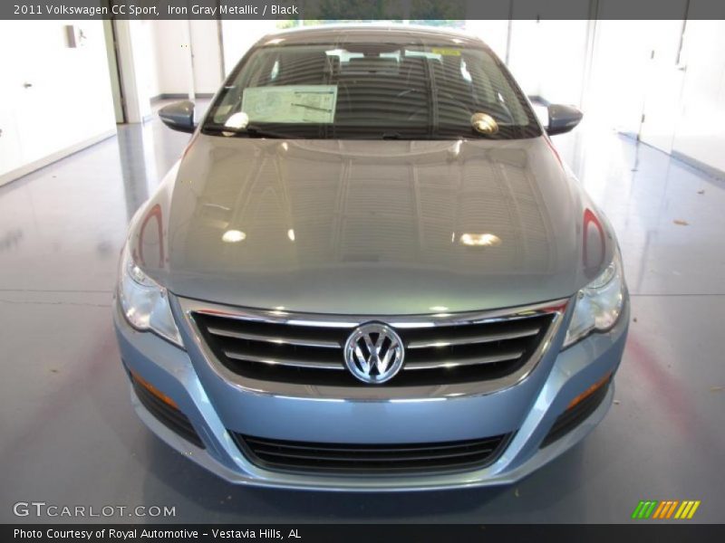 Iron Gray Metallic / Black 2011 Volkswagen CC Sport