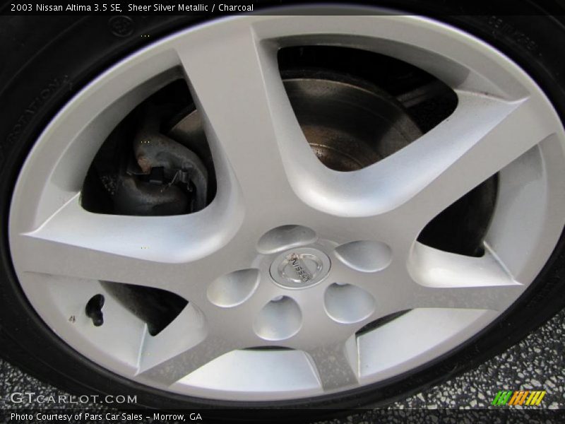 Sheer Silver Metallic / Charcoal 2003 Nissan Altima 3.5 SE
