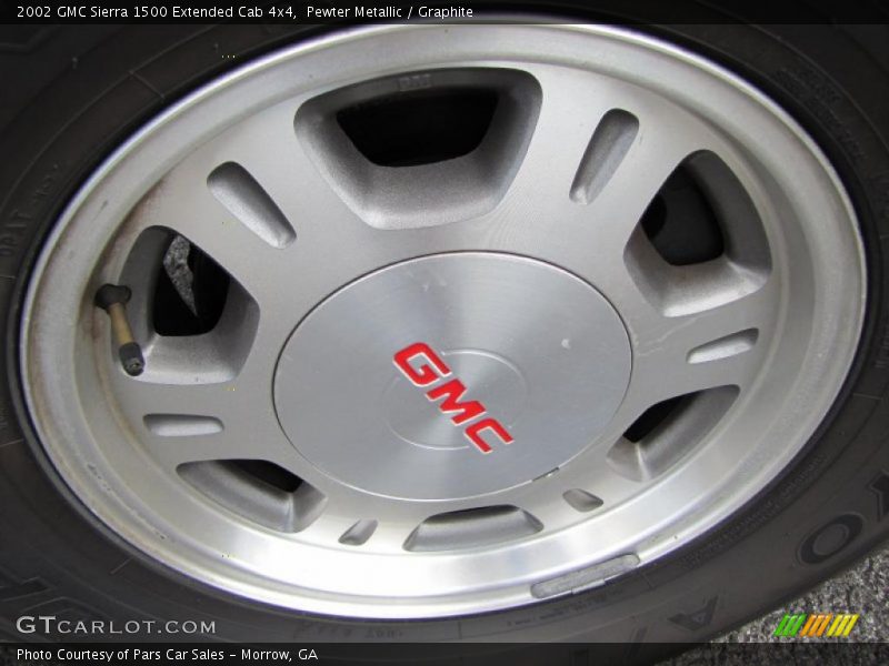 Pewter Metallic / Graphite 2002 GMC Sierra 1500 Extended Cab 4x4