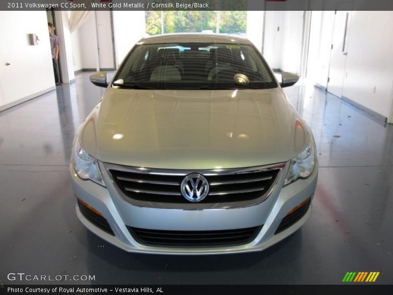 White Gold Metallic / Cornsilk Beige/Black 2011 Volkswagen CC Sport