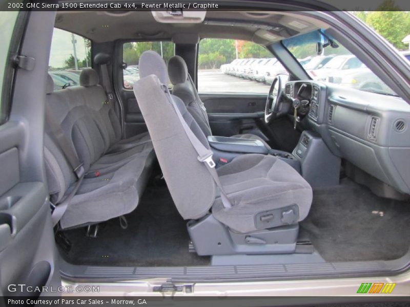  2002 Sierra 1500 Extended Cab 4x4 Graphite Interior