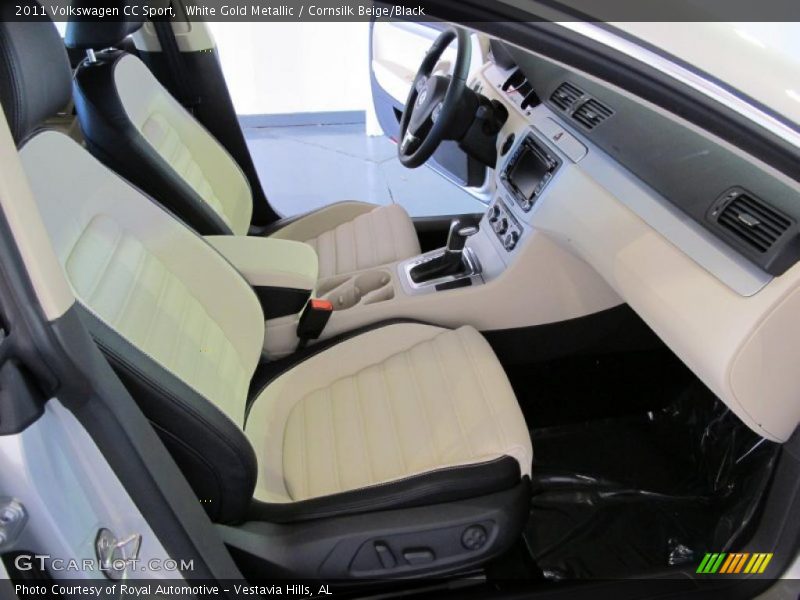  2011 CC Sport Cornsilk Beige/Black Interior