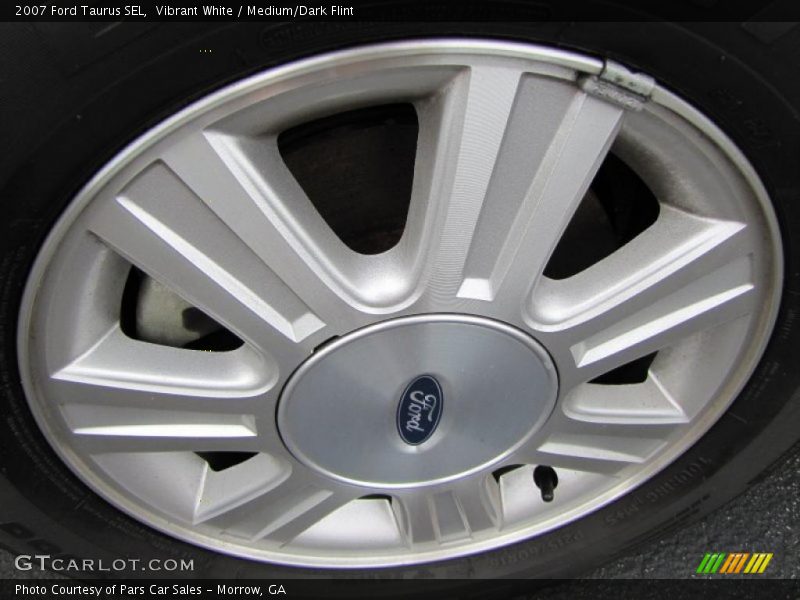 Vibrant White / Medium/Dark Flint 2007 Ford Taurus SEL