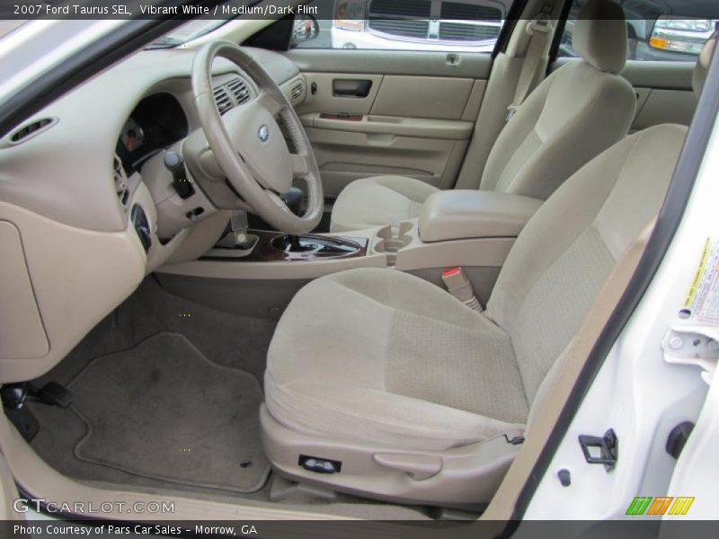 Vibrant White / Medium/Dark Flint 2007 Ford Taurus SEL
