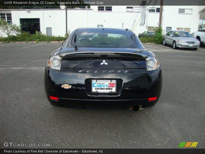 Kalapana Black / Medium Gray 2008 Mitsubishi Eclipse GS Coupe