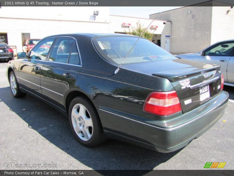 Hunter Green / Stone Beige 2001 Infiniti Q 45 Touring