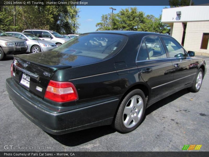 Hunter Green / Stone Beige 2001 Infiniti Q 45 Touring