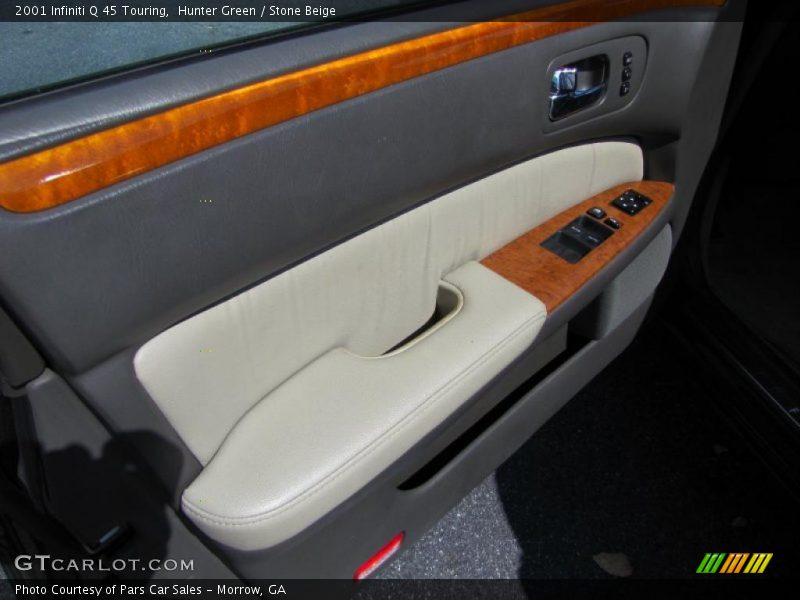 Hunter Green / Stone Beige 2001 Infiniti Q 45 Touring