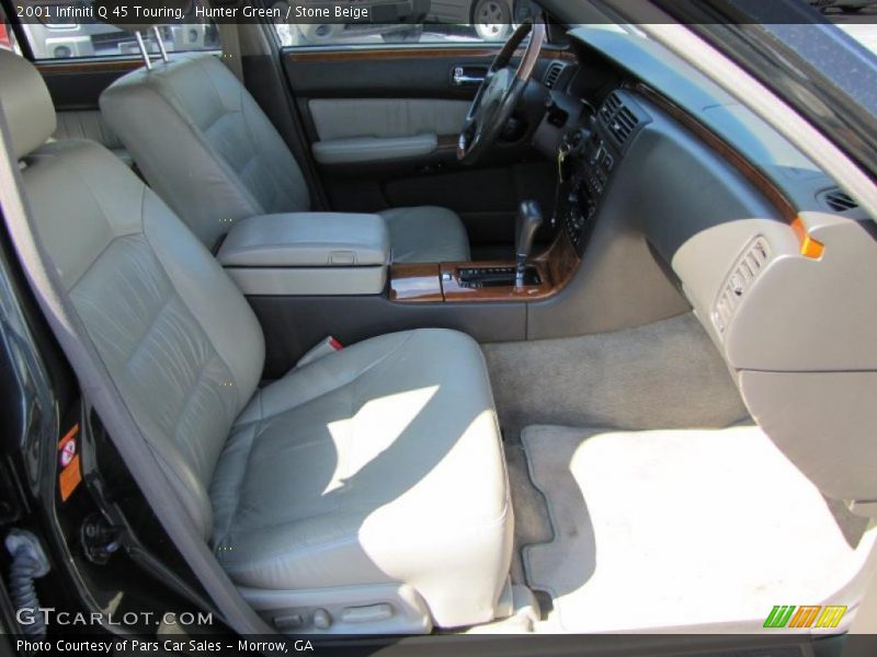 Hunter Green / Stone Beige 2001 Infiniti Q 45 Touring
