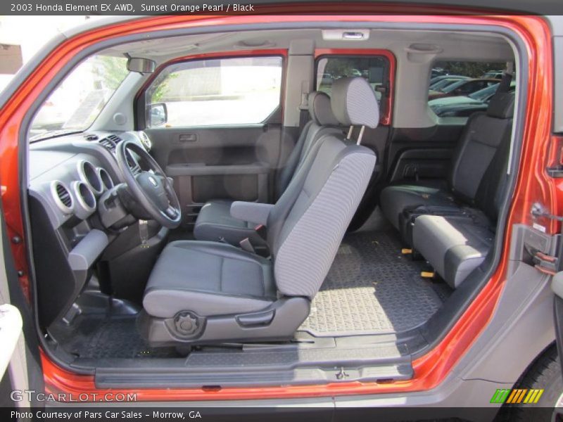  2003 Element EX AWD Black Interior