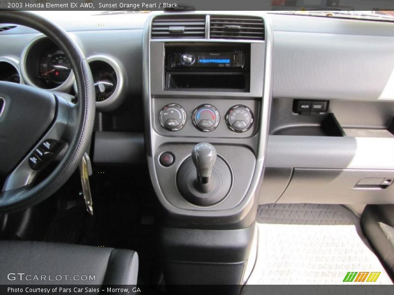 Sunset Orange Pearl / Black 2003 Honda Element EX AWD
