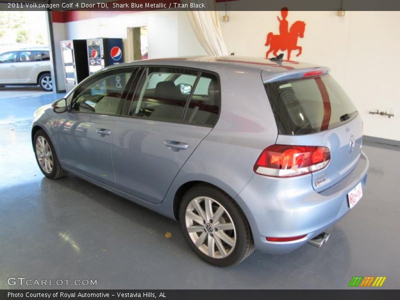 Shark Blue Metallic / Titan Black 2011 Volkswagen Golf 4 Door TDI