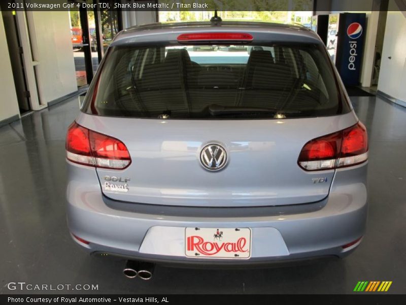 Shark Blue Metallic / Titan Black 2011 Volkswagen Golf 4 Door TDI