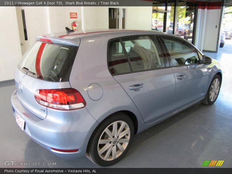 Shark Blue Metallic / Titan Black 2011 Volkswagen Golf 4 Door TDI