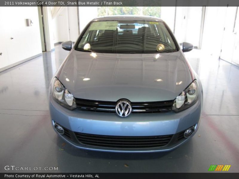 Shark Blue Metallic / Titan Black 2011 Volkswagen Golf 4 Door TDI