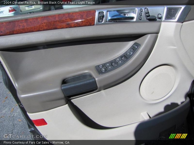 Brilliant Black Crystal Pearl / Light Taupe 2004 Chrysler Pacifica