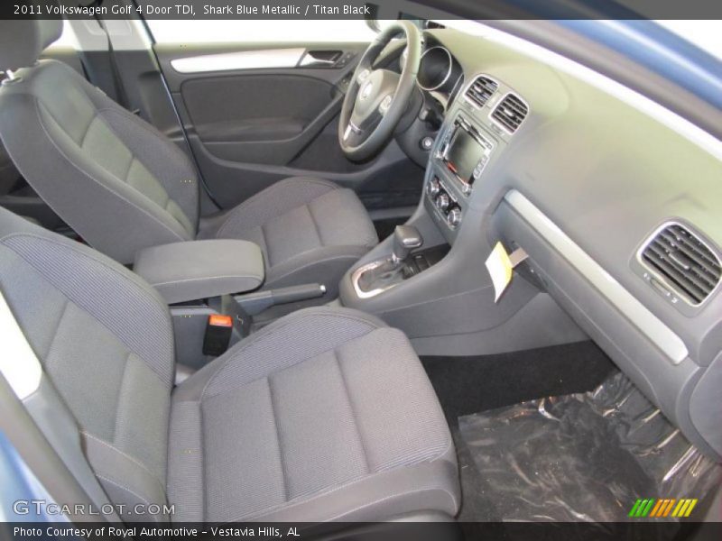  2011 Golf 4 Door TDI Titan Black Interior