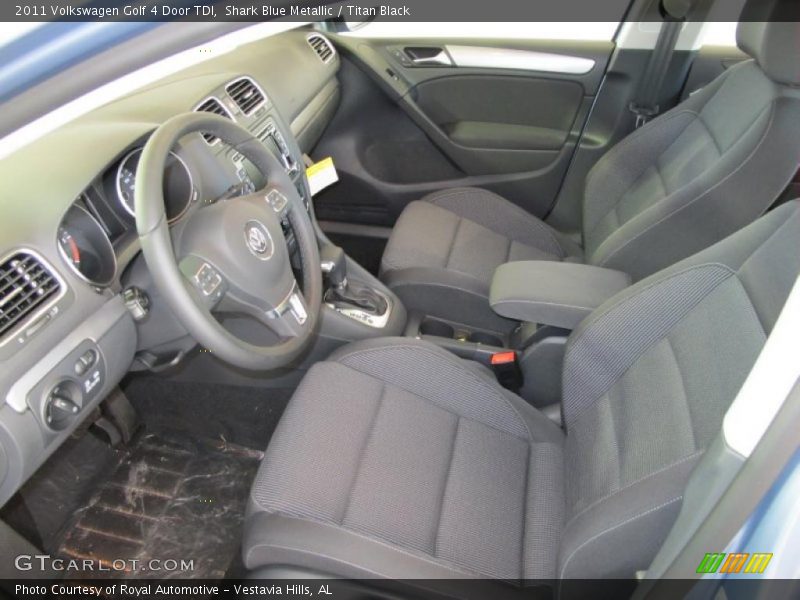  2011 Golf 4 Door TDI Titan Black Interior
