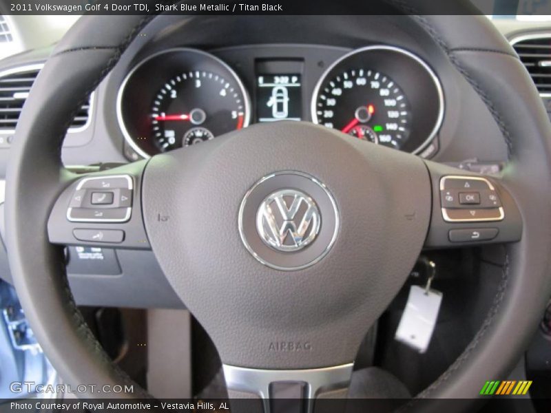 2011 Golf 4 Door TDI Steering Wheel