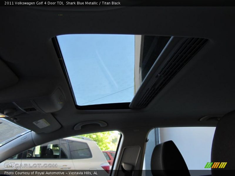 Shark Blue Metallic / Titan Black 2011 Volkswagen Golf 4 Door TDI