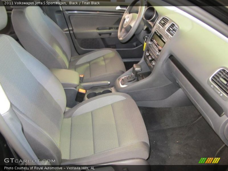 Black / Titan Black 2011 Volkswagen Jetta S SportWagen