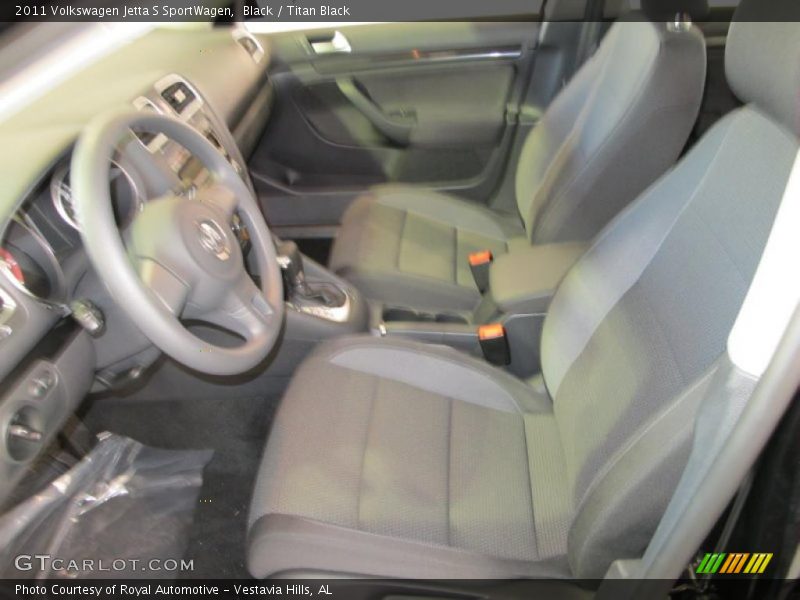 Black / Titan Black 2011 Volkswagen Jetta S SportWagen
