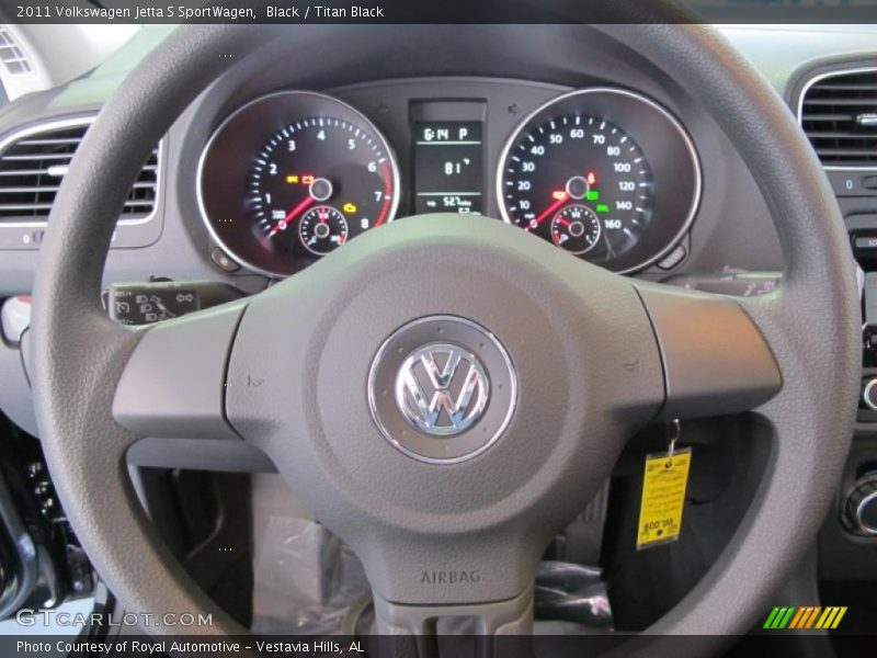  2011 Jetta S SportWagen Steering Wheel