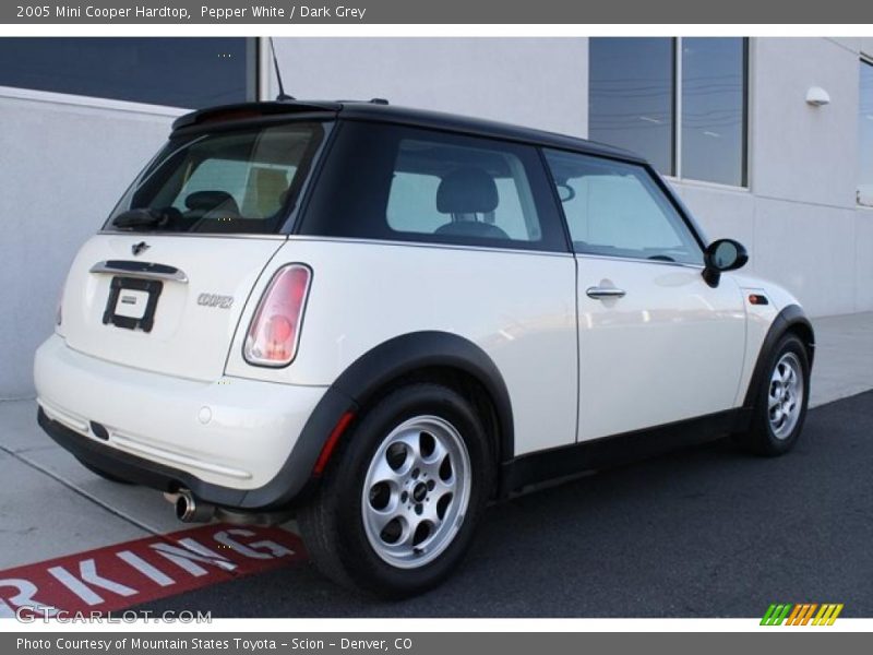 Pepper White / Dark Grey 2005 Mini Cooper Hardtop